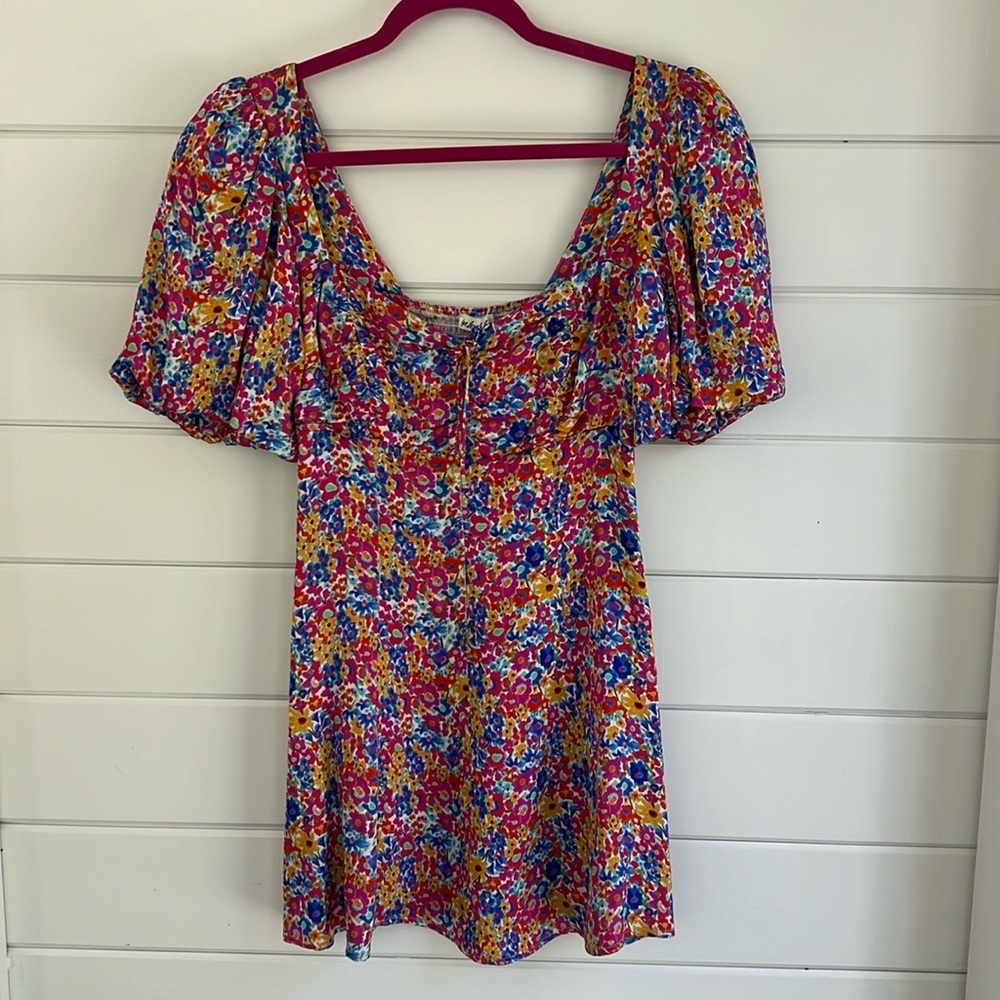 FOR LOVE AND LEMONS floral short sleeve summer dress